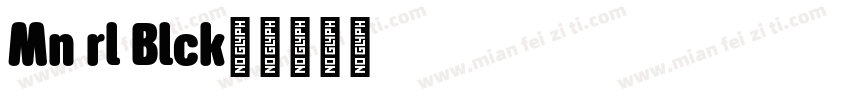 Mon Arial Black字体转换